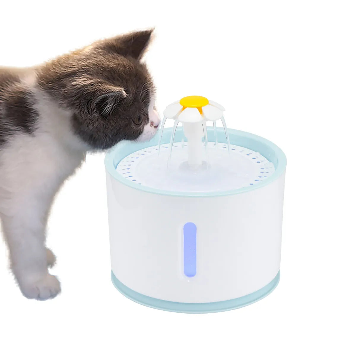 2.4L Automatic Pet Cat Water Fountain With LED