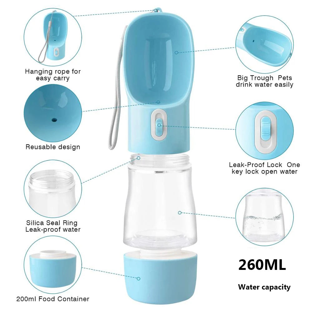 Dog Water Bottle Portable Pet Drinking Water