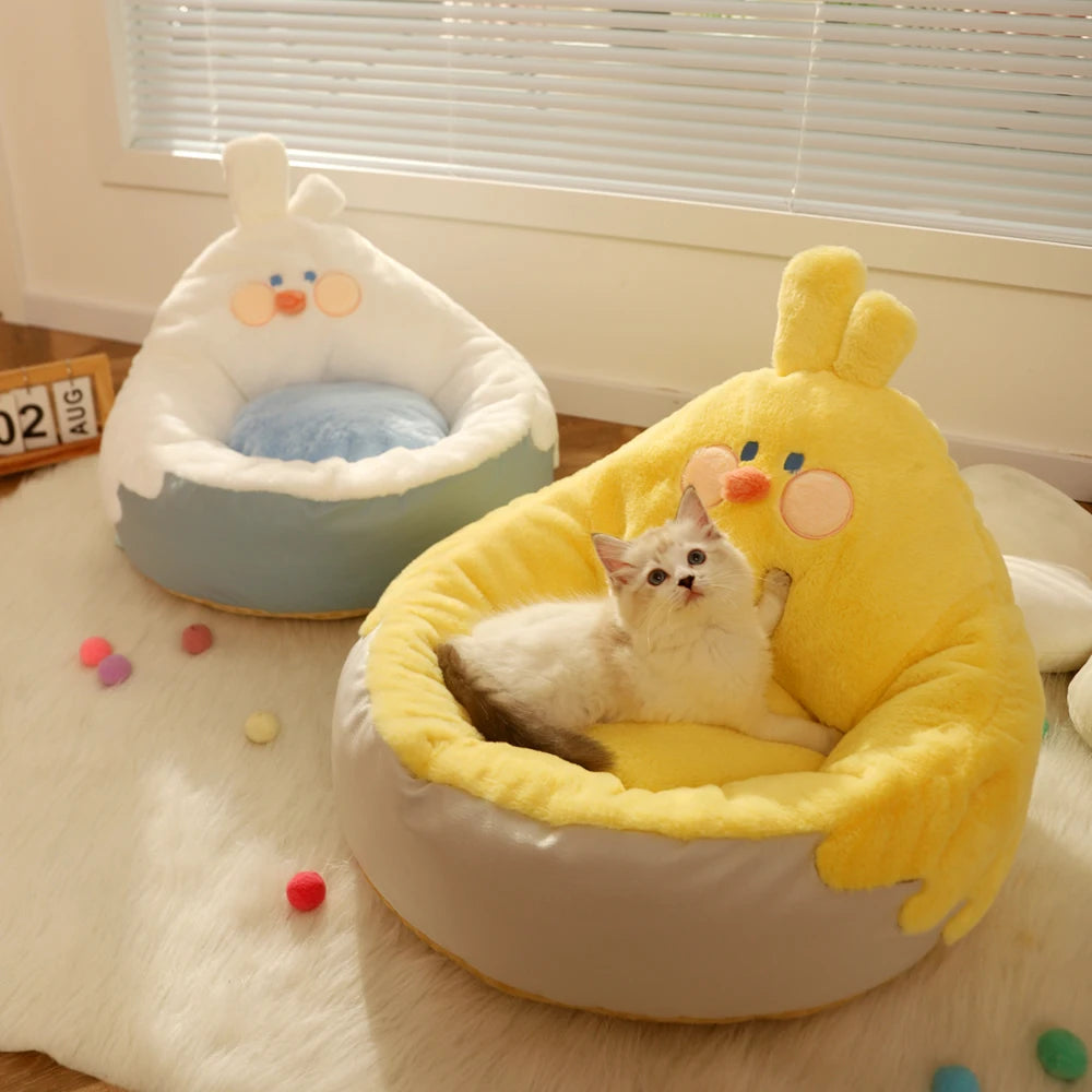 HOOPET Pet Cat Dog Bed Warming Dog House Soft Material