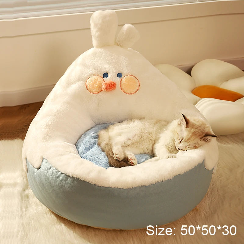 HOOPET Pet Cat Dog Bed Warming Dog House Soft Material